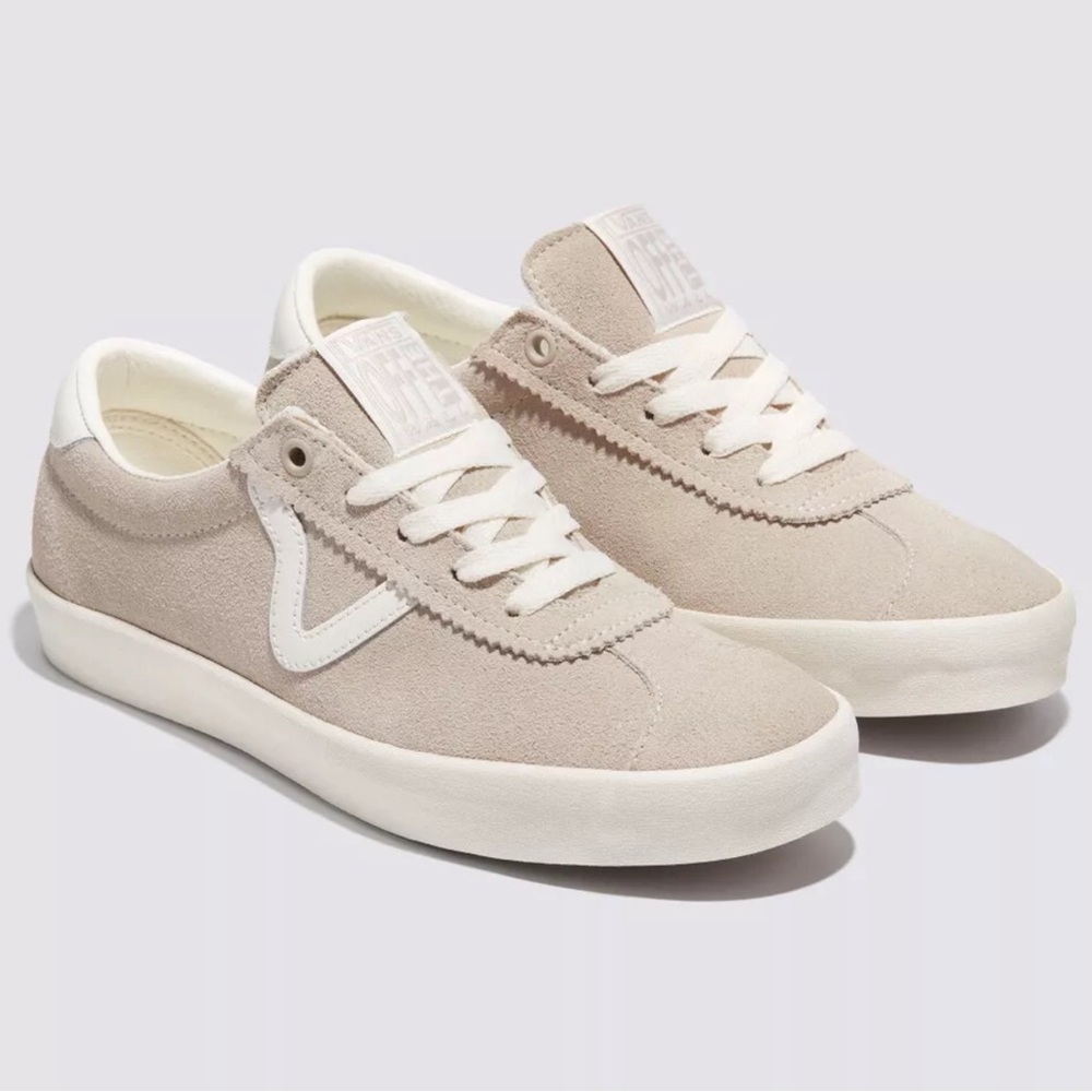Vans Off The Wall Sport French Oak/Marshmallow Sneakers Low-Top 6-6.5 womens